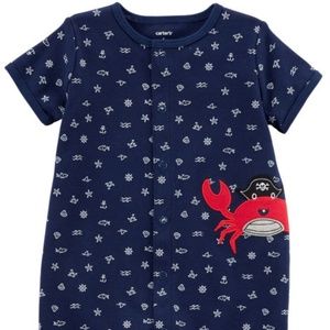 Carter's Crab Romper 9M NWT